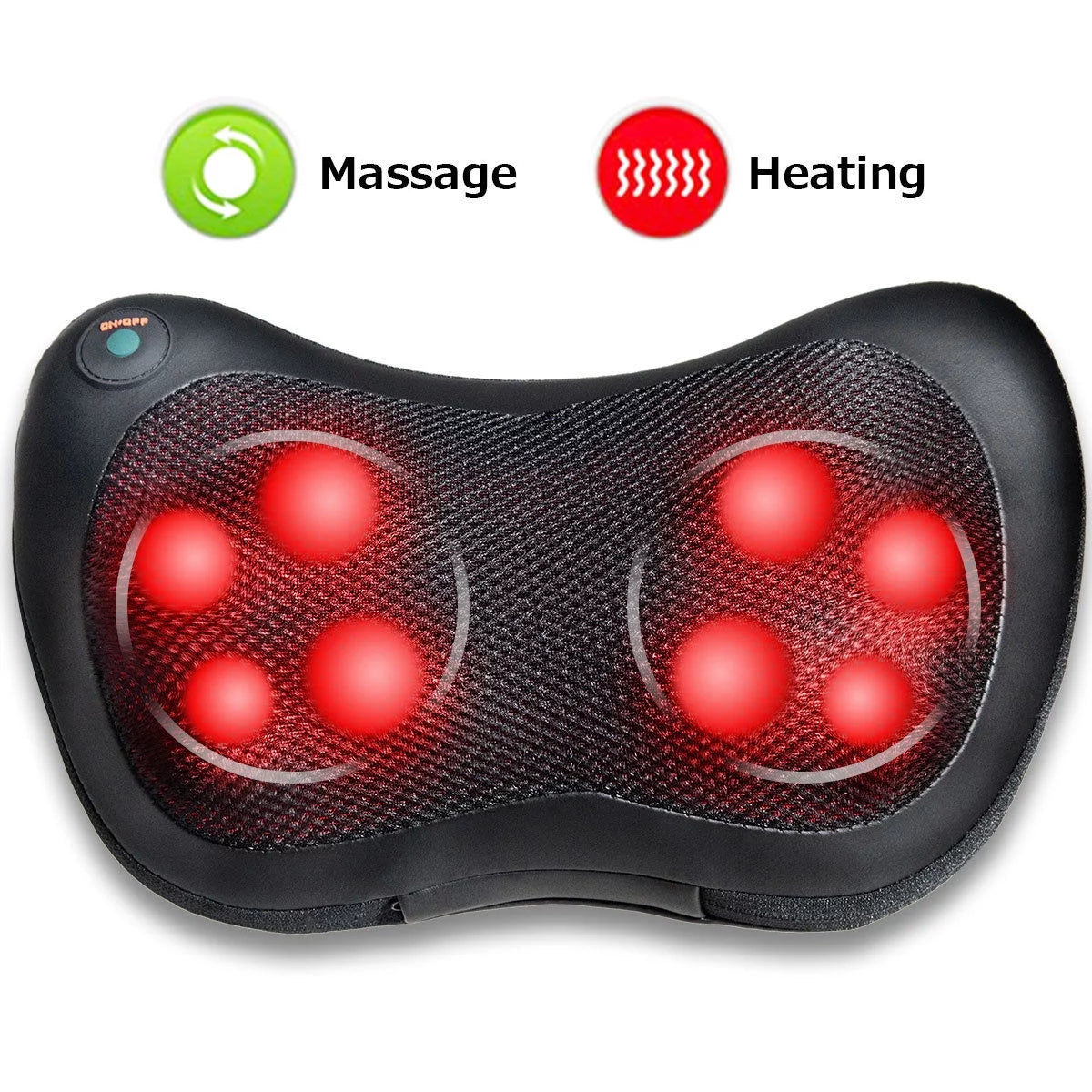 FastReliefᵀᴹ Heated Neck Massage Pillow